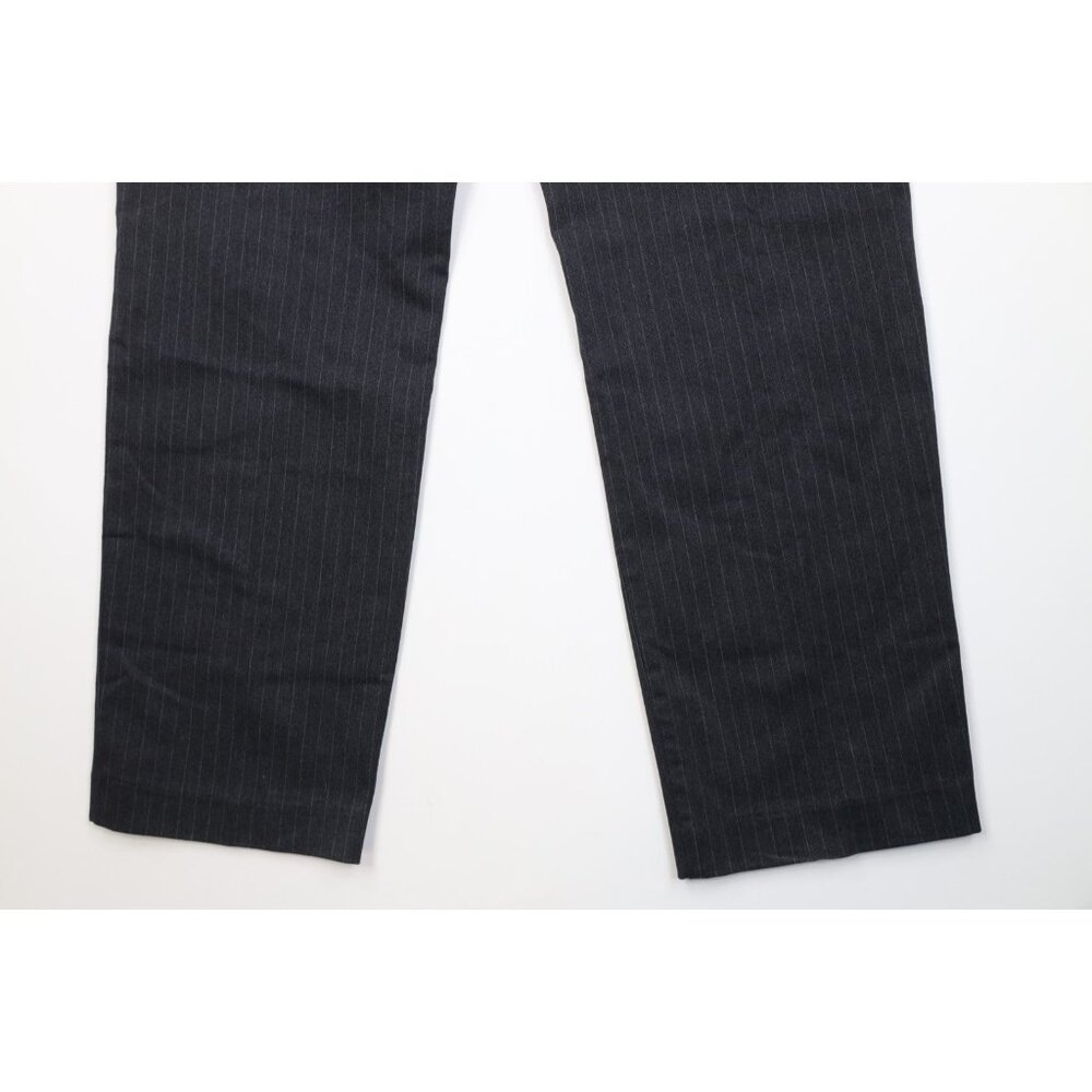 Vintage Y2K 2005 Gap Mens 34x34 Faded Heavyweight Striped Wide Leg Chino Pants - Picture 10 of 10